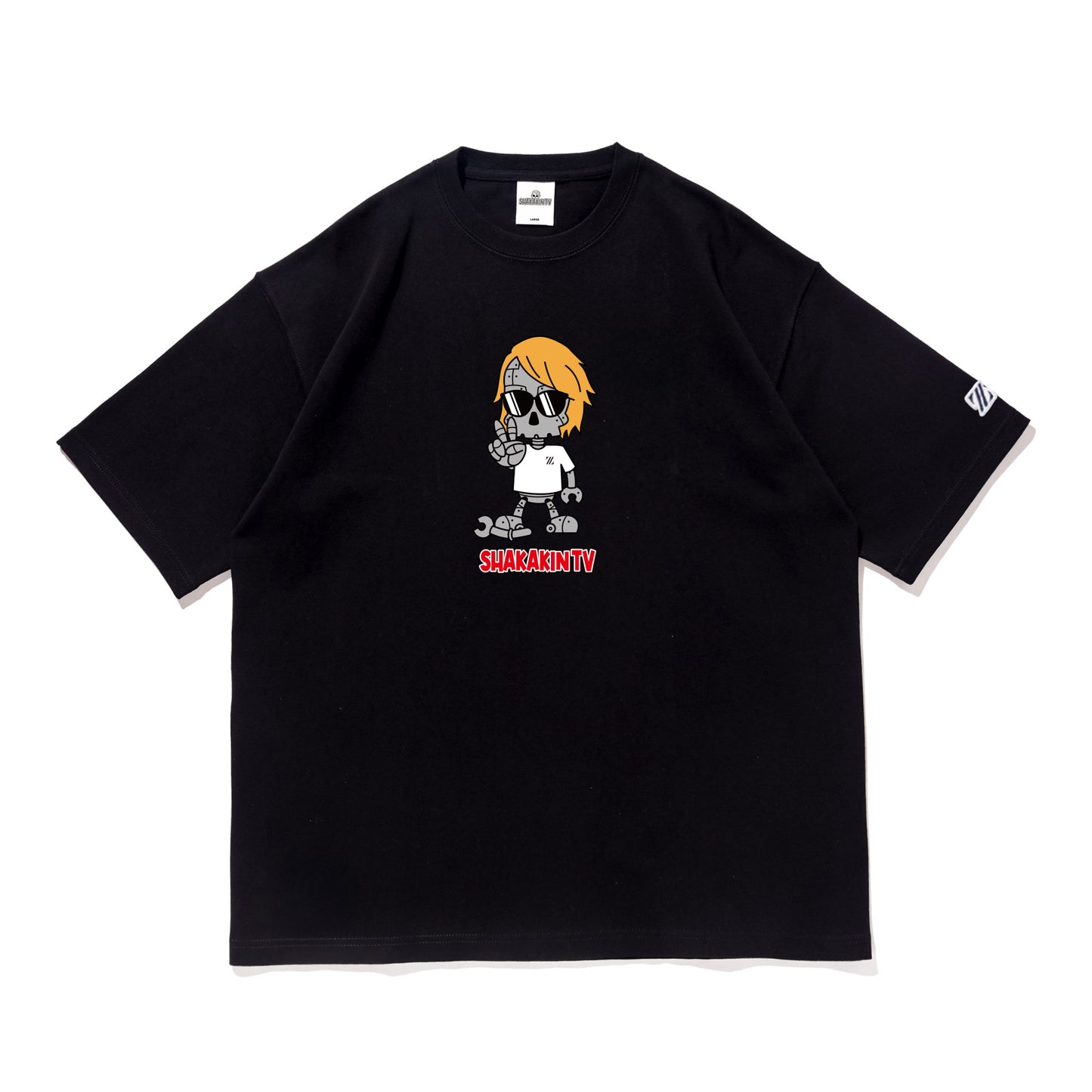 SHAKA × ZETA 1ST ANNIVERSARY TEE / BLACK
