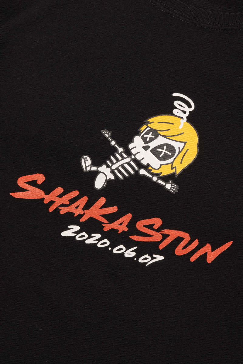 SHAKA STUN TEE 釈迦 気絶 スタン Tシャツ 黒 BLACK M - Tシャツ