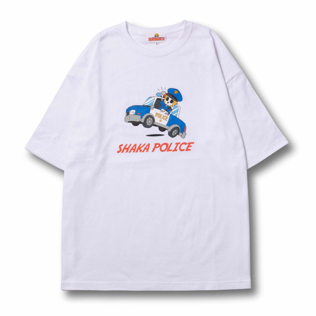 ぽぽ商品釈迦 ストリーマー SHAKA POLICE Tシャツ Lサイズ