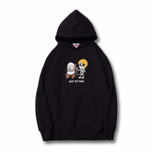 SHAKA STORE NOT SITTING HOODIE黒 Ｌ - パーカー