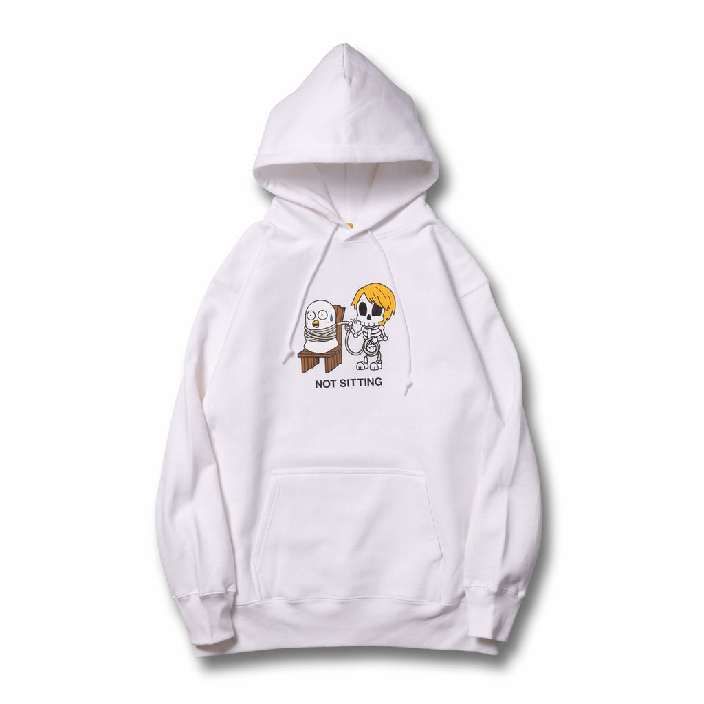 NOT SITTING HOODIE / OFF WHITE
